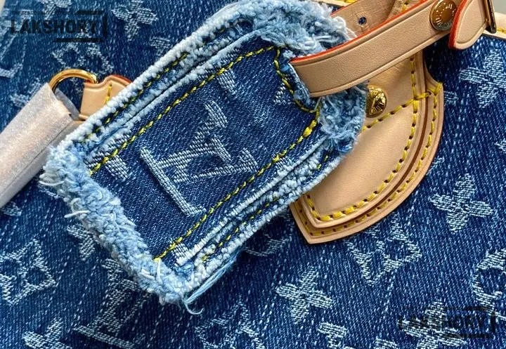 Louis Vuitton 1:1 Mirror Replica Neverfull MM Monogram Denim 31CM/12.2IN Louis Vuitton Replica Neverfull Louis Vuitton 1:1 Mirror Replica Neverfull MM Monogram Denim 31CM/12.2IN Louis Vuitton Replica Neverfull