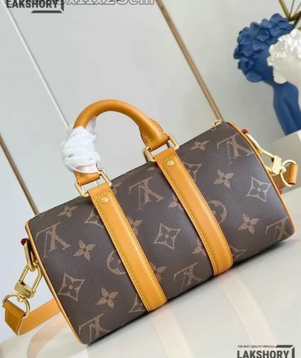 Louis Vuitton 1:1 Mirror Replica Keepall Bandoulire 25 Monogram Bag 25CM/9.8IN Louis Vuitton Replica Keepall