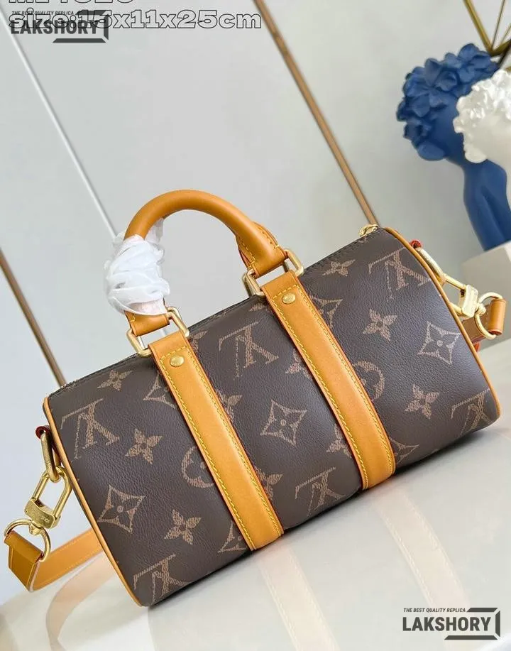Louis Vuitton 1:1 Mirror Replica Keepall Bandoulire 25 Monogram Bag 25CM/9.8IN Louis Vuitton Replica Keepall Louis Vuitton 1:1 Mirror Replica Keepall Bandoulire 25 Monogram Bag 25CM/9.8IN Louis Vuitton Replica Keepall
