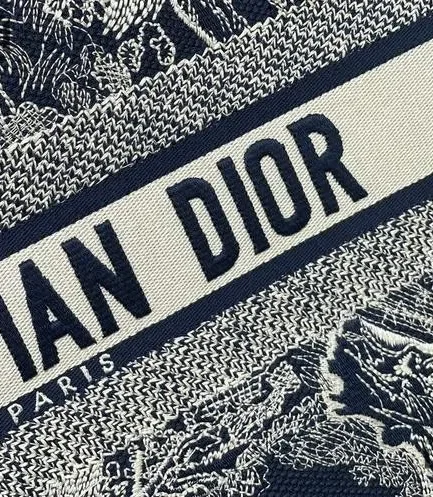 Dior 1:1 Mirror Replica Blue Reverse Toile de Jouy Book Tote 42CM/16.5IN Christian Dior Replica Book Totes