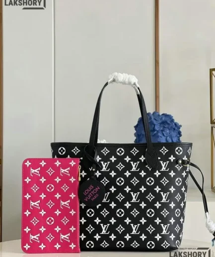 Louis Vuitton 1:1 Mirror Replica Empreinte Neverfull MM Spring In The City 31CM/12.2IN Louis Vuitton Replica Neverfull