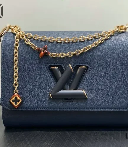 Louis Vuitton 1:1 Mirror Replica Twist MM Slim Puffygram Taurillon Leather 23CM/9.1IN Louis Vuitton Replica Twist
