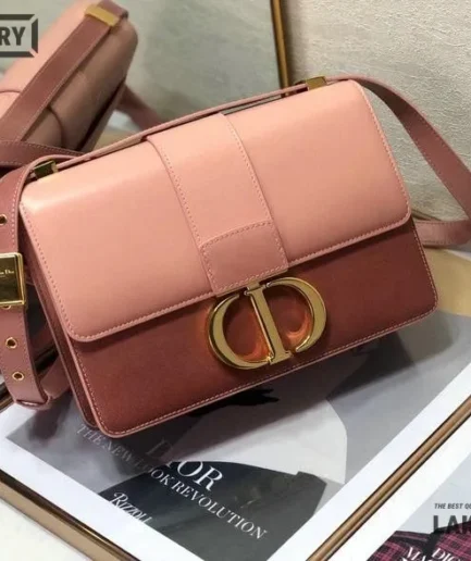 Dior 1:1 Mirror Replica Smooth Box 30 Montaigne Calfskin Flap 24CM/9.4IN Christian Dior Replica 30 Montaigne