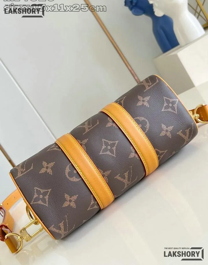 Louis Vuitton 1:1 Mirror Replica Keepall Bandoulire 25 Monogram Bag 25CM/9.8IN Louis Vuitton Replica Keepall Louis Vuitton 1:1 Mirror Replica Keepall Bandoulire 25 Monogram Bag 25CM/9.8IN Louis Vuitton Replica Keepall