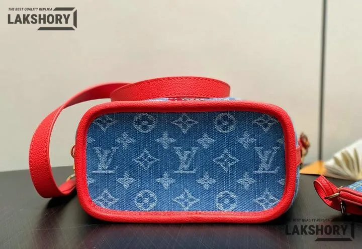 Louis Vuitton 1:1 Mirror Replica LV x TM Neverfull Inside Out BB Monogram Denim 26.5CM/10.4IN Louis Vuitton Replica Neverfull Louis Vuitton 1:1 Mirror Replica LV x TM Neverfull Inside Out BB Monogram Denim 26.5CM/10.4IN Louis Vuitton Replica Neverfull