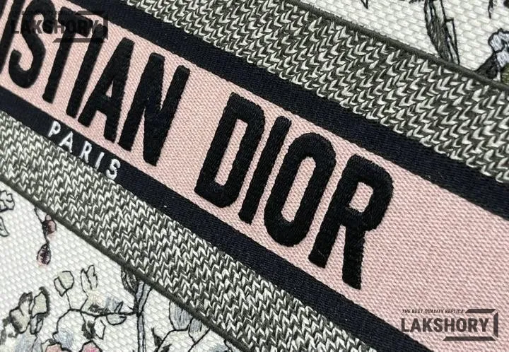 Dior 1:1 Mirror Replica Book Tote Multicolor Saisons Printemps-Été Embroidery Christian Dior Replica Book Totes Dior 1:1 Mirror Replica Book Tote Multicolor Saisons Printemps-Été Embroidery Christian Dior Replica Book Totes