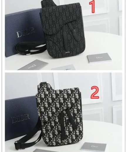 Dior 1:1 Mirror Replica Saddle Rectangular Crossbody Pouch Oblique Christian Dior Replica Saddles