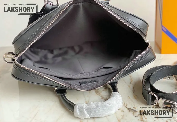 Louis Vuitton 1:1 Mirror Replica Damier Infini Porte-Documents Voyage PM Onyx 36.5CM/14.4IN Louis Vuitton Replica Business Bags Louis Vuitton 1:1 Mirror Replica Damier Infini Porte-Documents Voyage PM Onyx 36.5CM/14.4IN Louis Vuitton Replica Business Bags