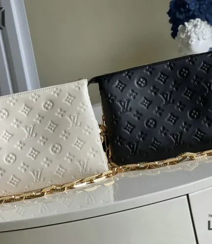 Louis Vuitton 1:1 Mirror Replica Lambskin Embossed Monogram Coussin PM 26CM/10.2IN Louis Vuitton Replica Coussin