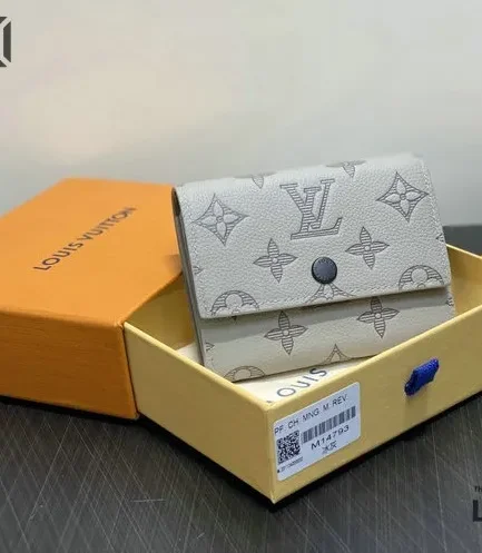 Louis Vuitton 1:1 Mirror Replica Victor Wallet Monogram Shadow 11.5CM/4.5IN Louis Vuitton Replica Wallets