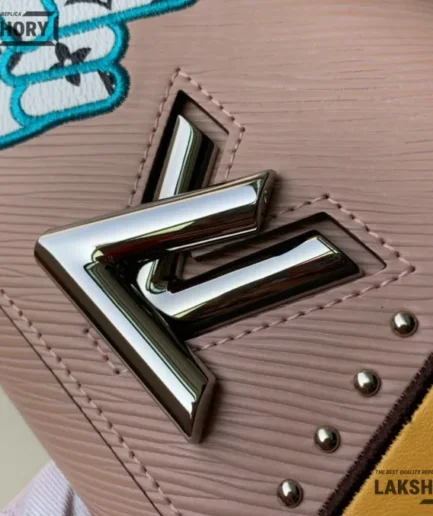 Louis Vuitton 1:1 Mirror Replica Epi LV Stories Twist Chain Wallet 19CM/7.5IN Louis Vuitton Replica Twist