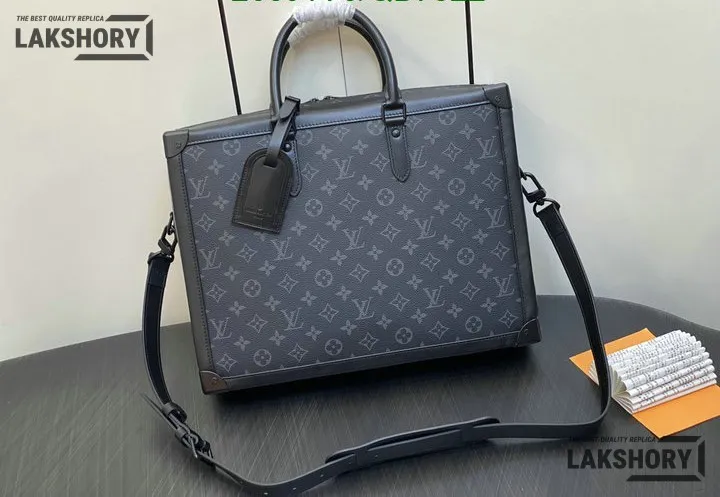 Louis Vuitton 1:1 Mirror Replica Soft Trunk Briefcase 38CM/15IN Louis Vuitton Replica Business Bags Louis Vuitton 1:1 Mirror Replica Soft Trunk Briefcase 38CM/15IN Louis Vuitton Replica Business Bags