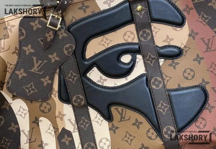 Louis Vuitton 1:1 Mirror Replica Monogram Keepall Bandouliere 55 Multicolor 55CM/21.7IN Louis Vuitton Replica Keepall Louis Vuitton 1:1 Mirror Replica Monogram Keepall Bandouliere 55 Multicolor 55CM/21.7IN Louis Vuitton Replica Keepall