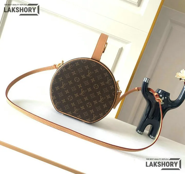 Louis Vuitton 1:1 Mirror Replica Petite Boite Chapeau Monogram Brown 17.5CM/6.9IN Louis Vuitton Replica Boite Chapeau Louis Vuitton 1:1 Mirror Replica Petite Boite Chapeau Monogram Brown 17.5CM/6.9IN Louis Vuitton Replica Boite Chapeau