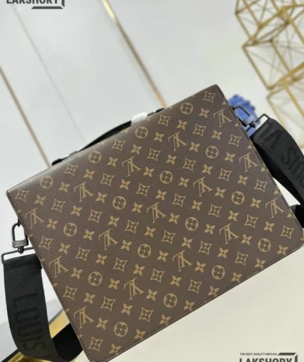 Louis Vuitton 1:1 Mirror Replica Taurillon Monogram S Lock Briefcase 39CM/15.4IN Louis Vuitton Replica Business Bags