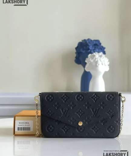 Louis Vuitton 1:1 Mirror Replica Flicie Pochette LV Monogram Chain Bag 21CM/8.3IN Louis Vuitton Replica Pochette Accessories