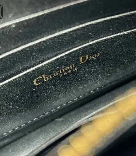 Dior 1:1 Mirror Replica Caro Every Black Supple Pebbled Pouch 19CM/7.5IN Christian Dior Other Styles