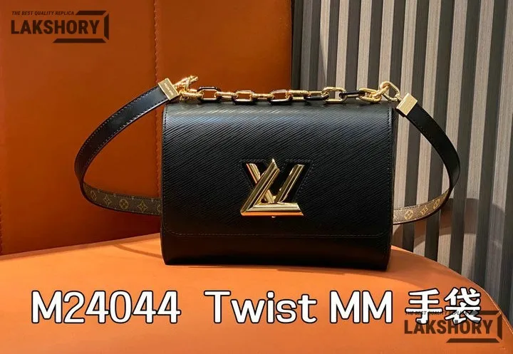 Louis Vuitton 1:1 Mirror Replica Twist MM Slim Epi Leather 23CM/9.1IN Louis Vuitton Replica Twist Louis Vuitton 1:1 Mirror Replica Twist MM Slim Epi Leather 23CM/9.1IN Louis Vuitton Replica Twist