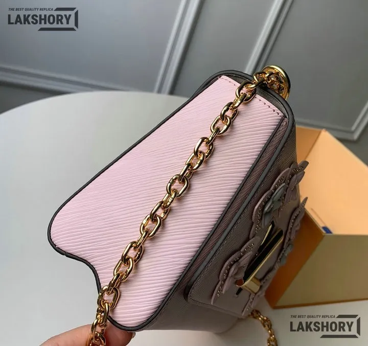 Louis Vuitton 1:1 Mirror Replica Twist Couture’s Flower Tinsel Epi Leather MM 23CM/9.1IN Louis Vuitton Replica Twist Louis Vuitton 1:1 Mirror Replica Twist Couture’s Flower Tinsel Epi Leather MM 23CM/9.1IN Louis Vuitton Replica Twist