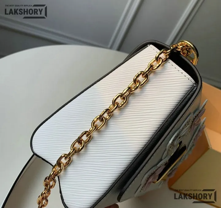 Louis Vuitton 1:1 Mirror Replica Twist Couture’s Flower Tinsel Epi Leather MM 23CM/9.1IN Louis Vuitton Replica Twist Louis Vuitton 1:1 Mirror Replica Twist Couture’s Flower Tinsel Epi Leather MM 23CM/9.1IN Louis Vuitton Replica Twist