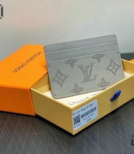 Louis Vuitton 1:1 Mirror Replica Double Card Holder Monogram 7CM/2.8IN Louis Vuitton Replica Wallets