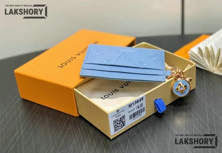 Louis Vuitton 1:1 Mirror Replica LV Charms Card Holder Monogram Empreinte 7CM/2.8IN Louis Vuitton Replica Wallets Louis Vuitton 1:1 Mirror Replica LV Charms Card Holder Monogram Empreinte 7CM/2.8IN Louis Vuitton Replica Wallets