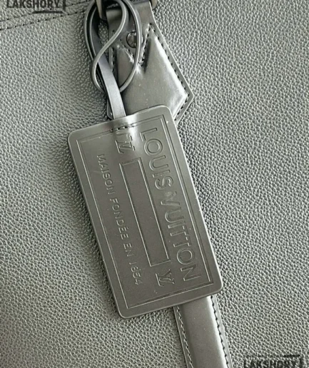 Louis Vuitton 1:1 Mirror Replica Lock It Tote LV Aerogram Black 43CM/16.9IN Louis Vuitton Replica Business Bags