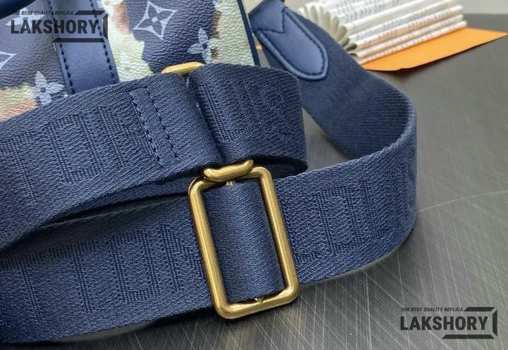 Louis Vuitton 1:1 Mirror Replica Monogram Bleach Keepall Bandouliere 25 Ink Blue 25CM/9.8IN Louis Vuitton Replica Keepall Louis Vuitton 1:1 Mirror Replica Monogram Bleach Keepall Bandouliere 25 Ink Blue 25CM/9.8IN Louis Vuitton Replica Keepall