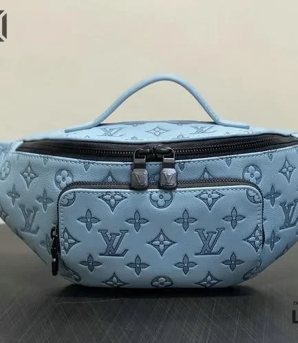 Louis Vuitton 1:1 Mirror Replica Rush Bumbag Monogram Shadow 30CM/11.8IN Louis Vuitton Replica Bumbag
