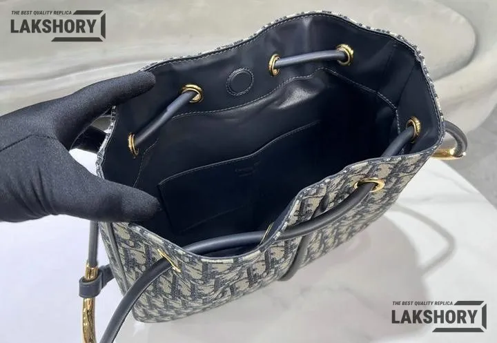 Dior 1:1 Mirror Replica Oblique Nolita Bag Blue & Beige Canvas Christian Dior Other Styles Dior 1:1 Mirror Replica Oblique Nolita Bag Blue & Beige Canvas Christian Dior Other Styles