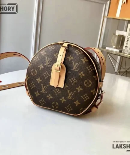 Louis Vuitton 1:1 Mirror Replica Monogram Boite Chapeau Souple MM 22.5CM/8.9IN Louis Vuitton Replica Boite Chapeau