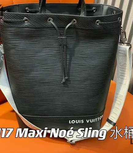 Louis Vuitton 1:1 Mirror Replica Maxi No Sling Black A05 48CM/18.9IN Louis Vuitton Replica Neo