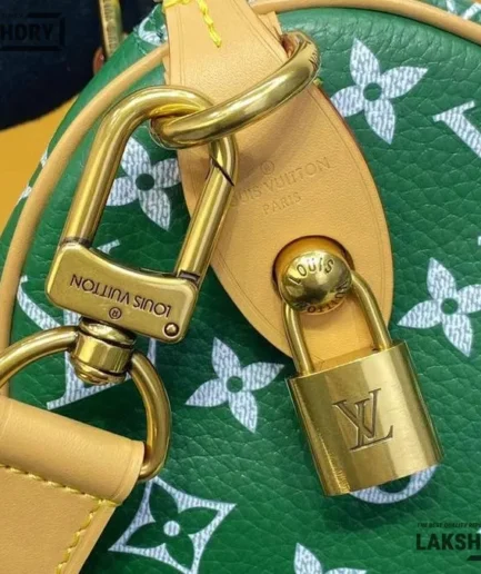 Louis Vuitton 1:1 Mirror Replica Speedy P9 Bandoulière 25 Green 25CM/9.8IN Louis Vuitton Replica Speedy
