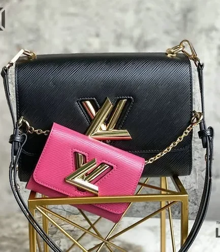 Louis Vuitton 1:1 Mirror Replica Epi Twist MM & Twisty Leather 23CM/9.1IN Louis Vuitton Replica Twist