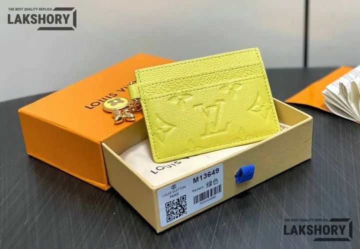 Louis Vuitton 1:1 Mirror Replica LV Charms Card Holder Monogram Empreinte 7CM/2.8IN Louis Vuitton Replica Wallets Louis Vuitton 1:1 Mirror Replica LV Charms Card Holder Monogram Empreinte 7CM/2.8IN Louis Vuitton Replica Wallets