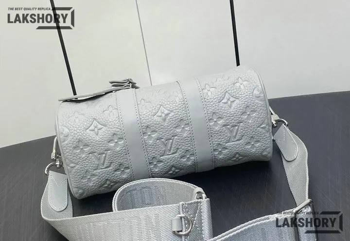 Louis Vuitton 1:1 Mirror Replica Keepall Bandouliere 25 Mineral Gray 25CM/9.8IN Louis Vuitton Replica Keepall Louis Vuitton 1:1 Mirror Replica Keepall Bandouliere 25 Mineral Gray 25CM/9.8IN Louis Vuitton Replica Keepall