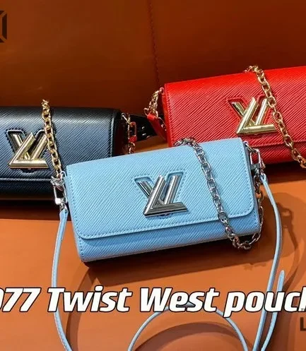 Louis Vuitton 1:1 Mirror Replica Twist West Pochette Epi 19CM/7.5IN Louis Vuitton Replica Twist