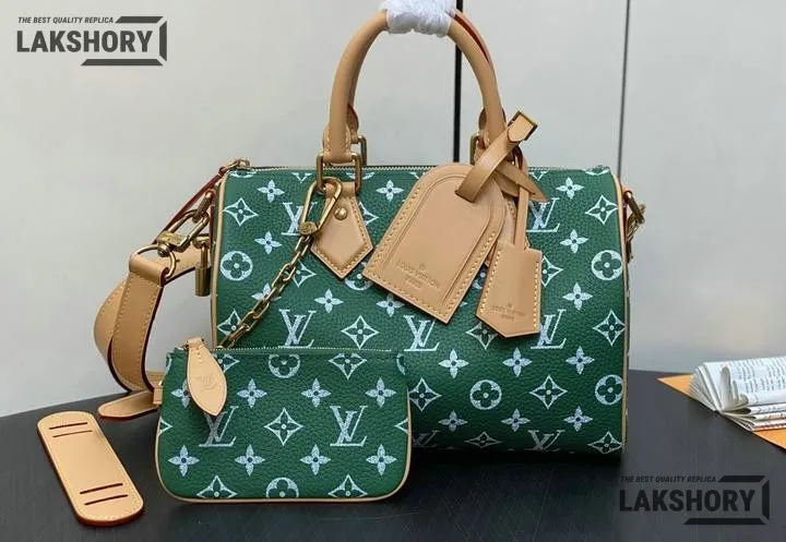 Louis Vuitton 1:1 Mirror Replica Monogram Speedy P9 Bandouliere 25 Runway 25CM/9.8IN Louis Vuitton Replica Speedy Louis Vuitton 1:1 Mirror Replica Monogram Speedy P9 Bandouliere 25 Runway 25CM/9.8IN Louis Vuitton Replica Speedy