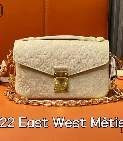 Louis Vuitton 1:1 Mirror Replica Pochette Metis East West Monogram Creme 21.5CM/8.5IN Louis Vuitton Replica Pochette Metis