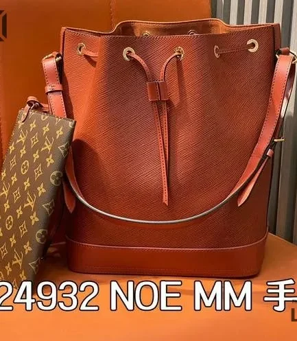 Louis Vuitton 1:1 Mirror Replica Epi Noe MM Kenyan Fauve 33CM/13IN Louis Vuitton Replica Neo