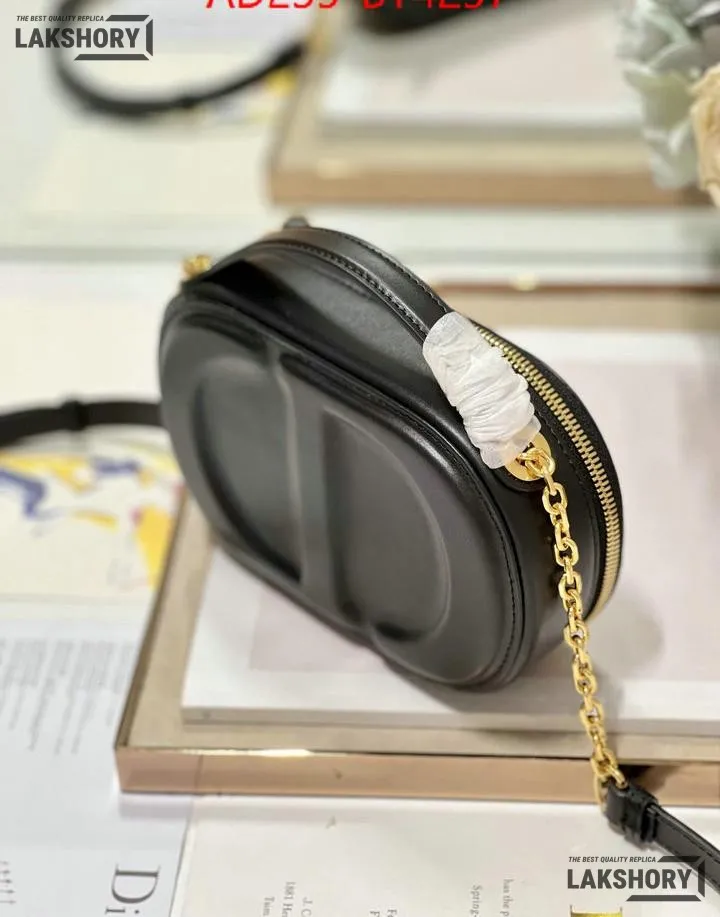 Dior 1:1 Mirror Replica Calfskin Oval CD Signature Camera Crossbody Bag Christian Dior Other Styles Dior 1:1 Mirror Replica Calfskin Oval CD Signature Camera Crossbody Bag Christian Dior Other Styles