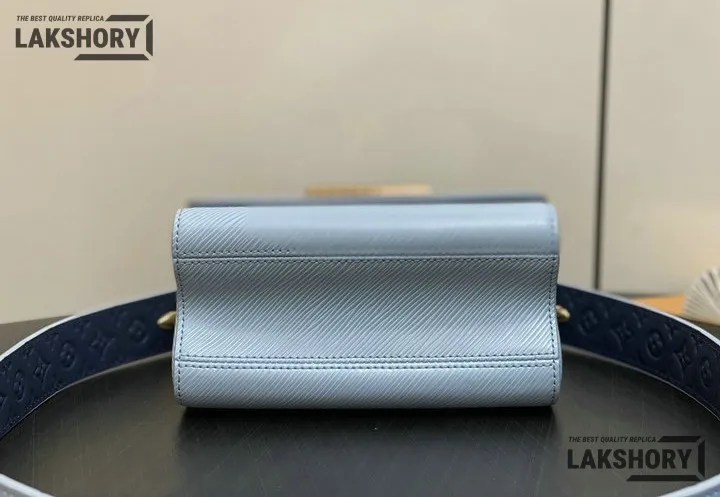 Louis Vuitton 1:1 Mirror Replica Twist PM Epi Leather Washed Blue 19CM/7.5IN Louis Vuitton Replica Twist Louis Vuitton 1:1 Mirror Replica Twist PM Epi Leather Washed Blue 19CM/7.5IN Louis Vuitton Replica Twist