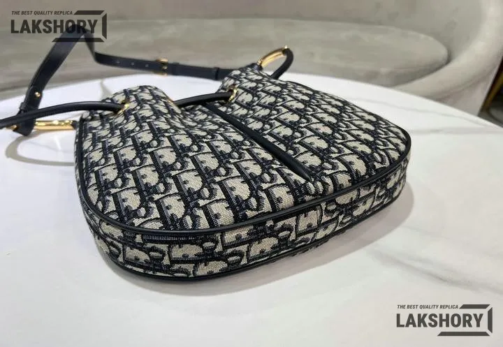 Dior 1:1 Mirror Replica Oblique Nolita Bag Blue & Beige Canvas Christian Dior Other Styles Dior 1:1 Mirror Replica Oblique Nolita Bag Blue & Beige Canvas Christian Dior Other Styles