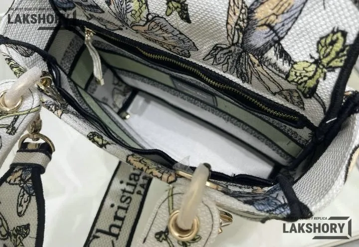 Dior 1:1 Mirror Replica Toile de Jouy Mexico Lady D-Lite Multicolor 24CM/9.4IN Christian Dior Replica Lady Dior 1:1 Mirror Replica Toile de Jouy Mexico Lady D-Lite Multicolor 24CM/9.4IN Christian Dior Replica Lady