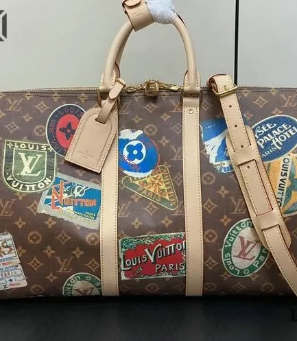 Louis Vuitton 1:1 Mirror Replica Flight Mode Keepall Bandouliere 45 Monogram 45CM/17.7IN Louis Vuitton Replica Keepall