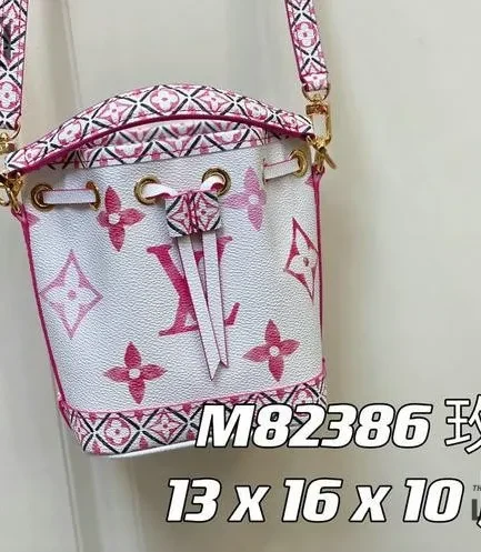 Louis Vuitton 1:1 Mirror Replica Monogram Giant By The Pool Nano Noe Rose 16CM/6.3IN Louis Vuitton Replica Neo