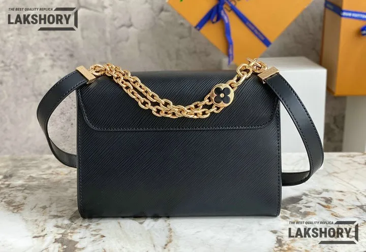 Louis Vuitton 1:1 Mirror Replica Twist MM Epi Leather Shoulder Bag 23CM/9.1IN Louis Vuitton Replica Twist Louis Vuitton 1:1 Mirror Replica Twist MM Epi Leather Shoulder Bag 23CM/9.1IN Louis Vuitton Replica Twist
