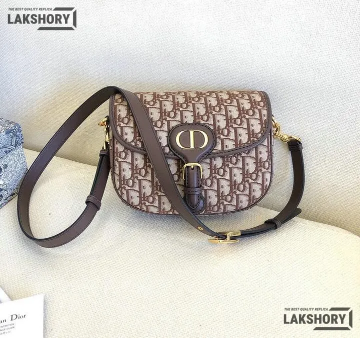 Dior 1:1 Mirror Replica Medium Oblique Brown Bobby Flap 22CM/8.7IN Christian Dior Replica Bobby Dior 1:1 Mirror Replica Medium Oblique Brown Bobby Flap 22CM/8.7IN Christian Dior Replica Bobby