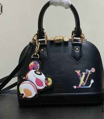 Louis Vuitton 1:1 Mirror Replica LV x TM Alma BB Epi Leder 23.5CM/9.3IN Louis Vuitton Replica Alma