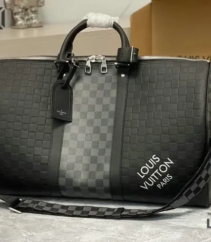 Louis Vuitton 1:1 Mirror Replica Damier Infini City Keepall 50CM/19.7IN Louis Vuitton Replica Keepall